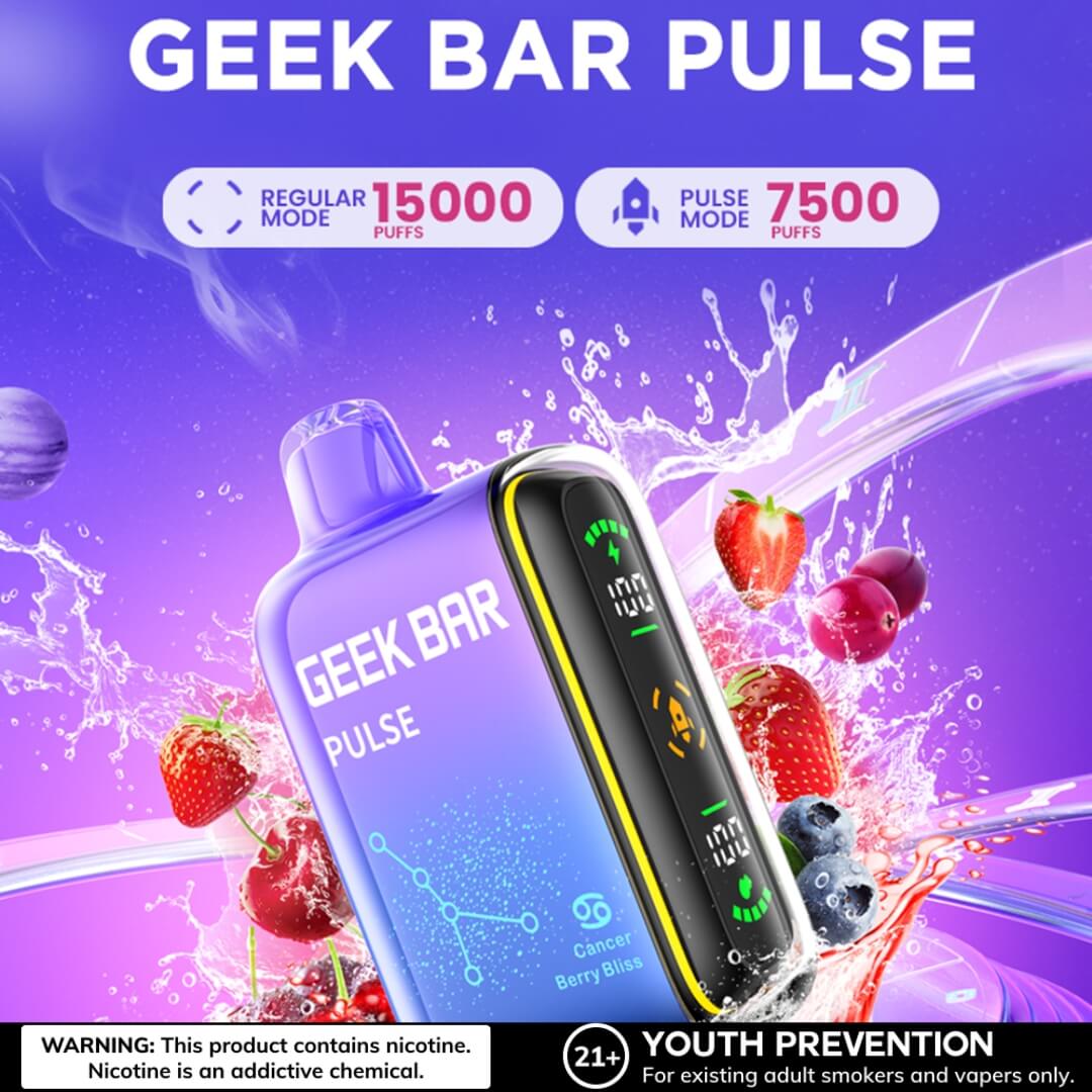 GEEK BAR PULSE 5% NIC 15000 PUFFS